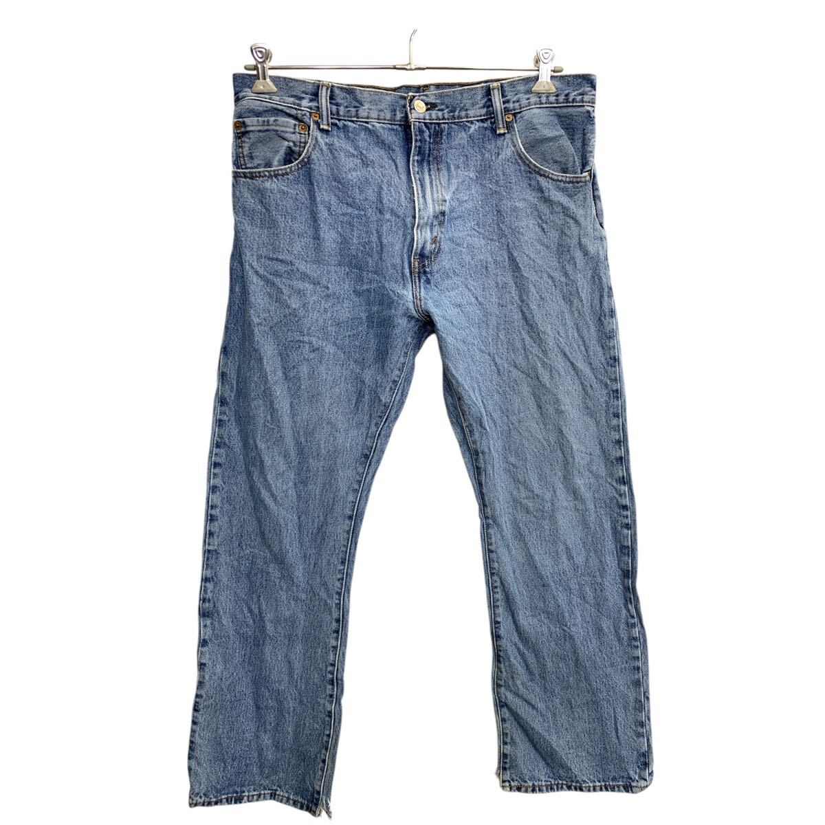 【中古】【古着】 Levi's 517 デニムパンツ W36 リーバイス ブーツカット ビッグサイズ ブルー コットン メキシコ製 古着卸 アメリカ仕入 2412-307