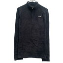 【中古】【古着】 THE NORTH FACE フリースジャケット レディース XL ブラック ノースフェイス ハーフジップ アウトドア 古着卸 アメリカ仕入 a612-6409