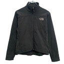 【中古】【古着】 THE NORTH FACE ジャケット レディース S ブラック ノースフェイス ジップアップ 裏フリース ワンポイント 古着卸 アメリカ仕入 a612-6471