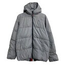 【中古】【古着】 TOMMY HILFIGER 中綿ジャケット トミーフィルフィガー レディース M~ グレー 防寒 フルジップ 古着卸 アメリカ仕入 a612-6617