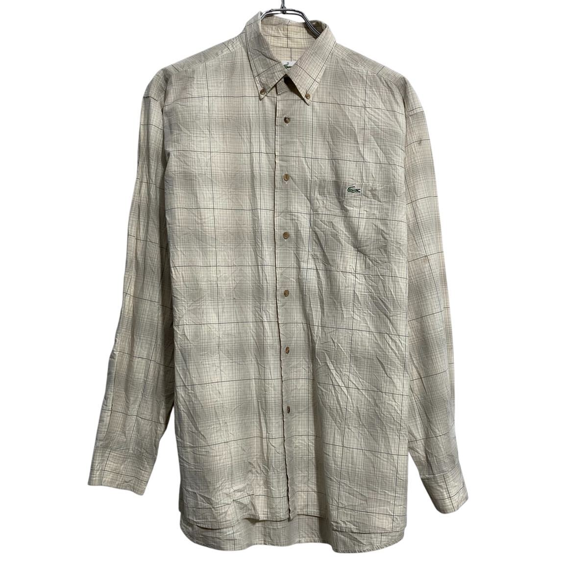 【中古】【古着】 LACOSTE 長袖 チェ