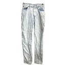 【中古】【古着】 Levi's 501 デニムパンツ W28 リーバイス レディース ボタンフライ ライトブルー コットン USA製 古着卸 アメリカ仕入 24...