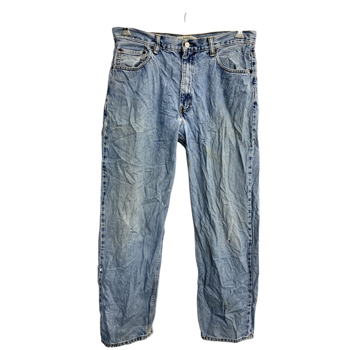 Rakuten - 【中古】【古着】 Levi's 550 デニムパンツ W35 リーバイス リラックスフィット ライトブルー コットン メキシコ製 古着卸 アメリカ仕入 2412-476