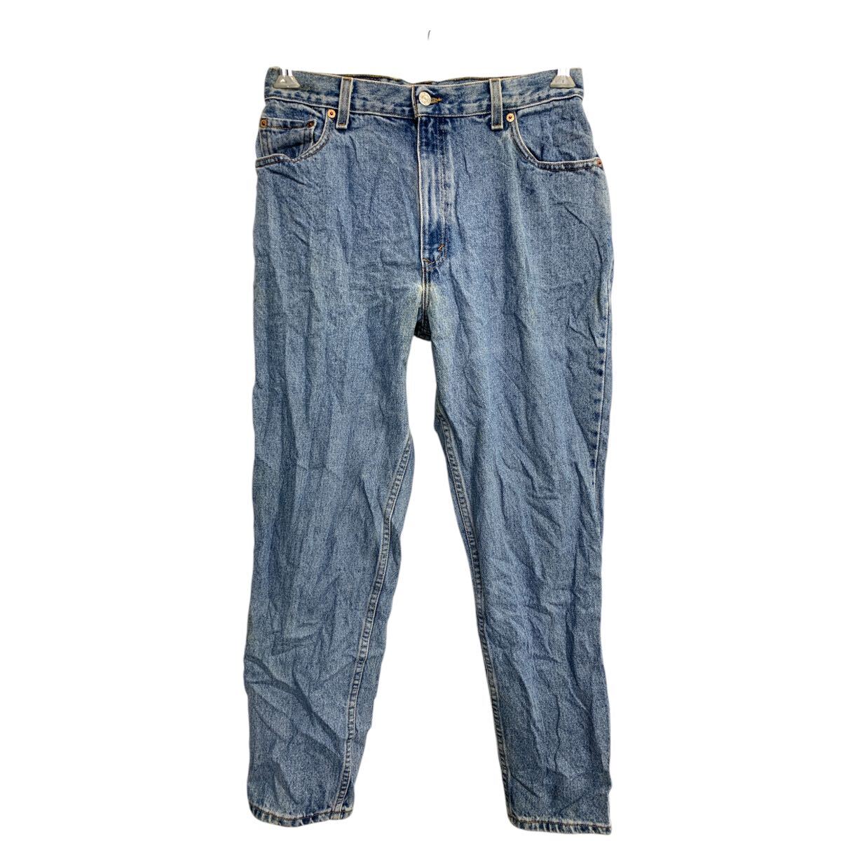 【中古】【古着】 Levi's 550 デニムパンツ W30 リーバイス リラックスフィット レディース ブルー コットン USA製 古着卸 アメリカ仕入 2412-502