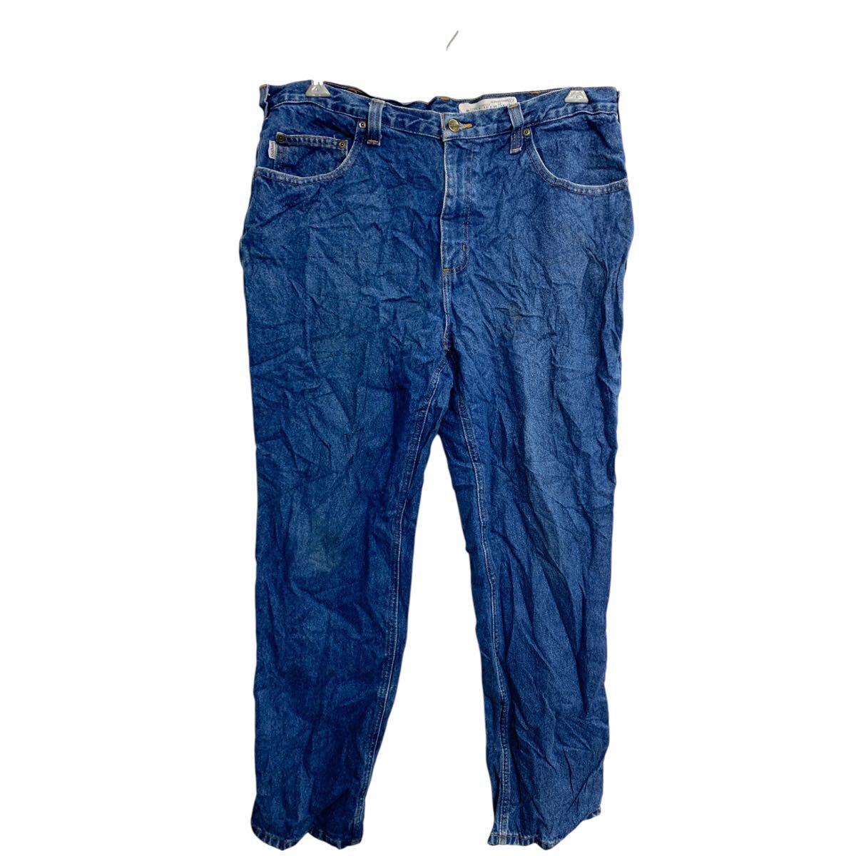 【中古】【古着】 Carhartt デニムパンツ W36 カーハート ビッグサイズ インディゴ コットン メキシコ製 古着卸 アメリカ仕入 2412-530