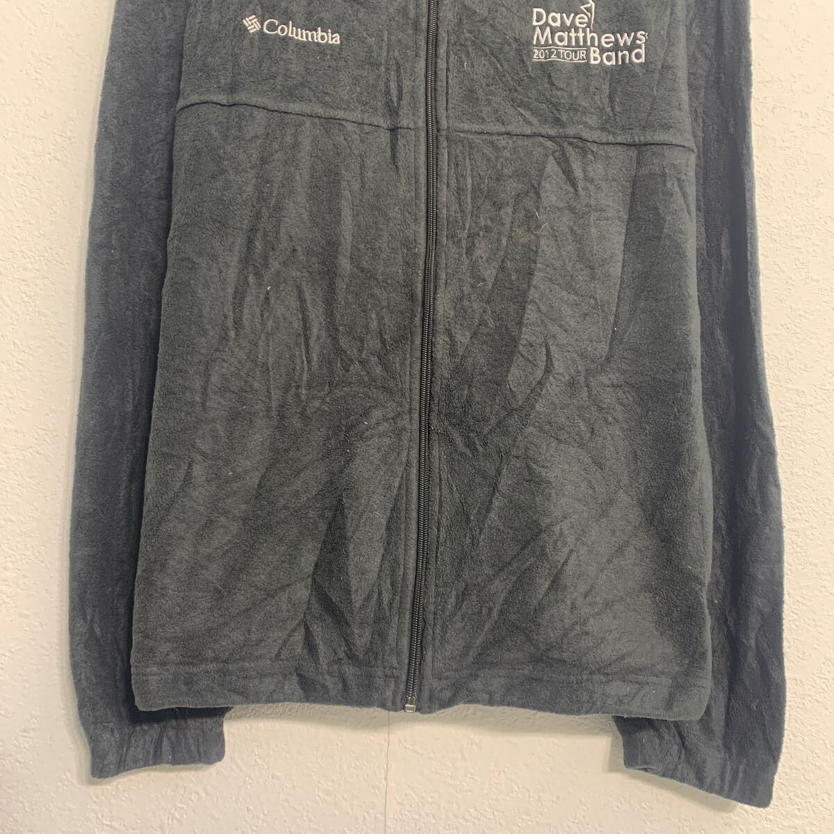 【中古】【古着】 Columbia フリースジャケット XL ブラック コロンビア ジップアップ ビッグサイズ ワンポイント ロゴ 古着卸 アメリカ仕入 a612-7000