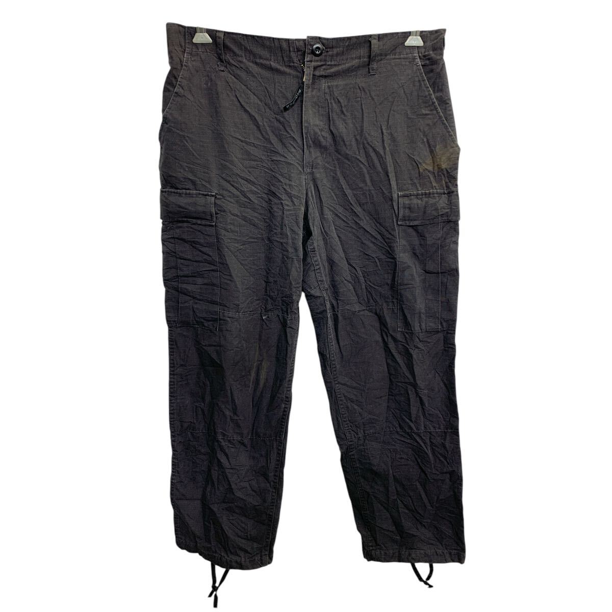 【中古】【古着】 PROPPER ミリタリーパンツ W37 プロッパー カーゴパンツ ビッグサイズ ブラック 古着卸 アメリカ仕入 2412-587