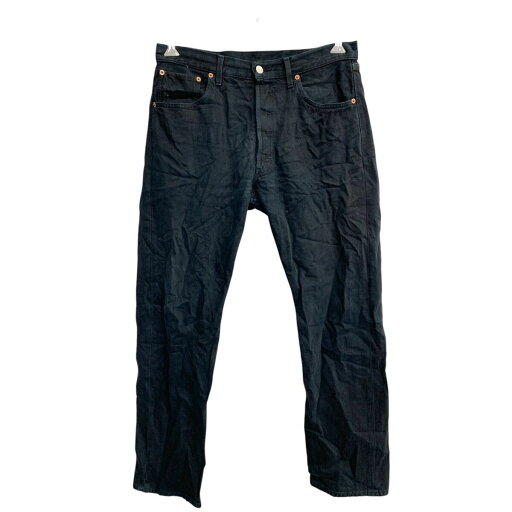 【中古】【古着】 Levi's 501 デニムパンツ W34 リーバイス ボタンフライ ブラック コットン 古着卸 アメリカ仕入 2412-667 【中古】【古着】 Levi's 501 デニムパンツ W34 リーバイス ボタンフライ ブラック コットン 古着卸 アメリカ仕入 2412-667
