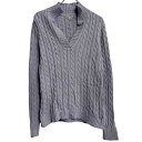 【中古】【古着】 L.L.Bean コットンニット セーター レディース S パープル エルエルビーン プルオーバー Vネック 古着卸 アメリカ仕入 a612-7310