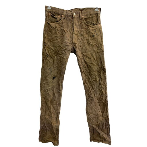 【中古】【古着】 Levi's 501 デニムパンツ W31 リーバイス ボタンフライ ブラウン コットン USA製 古着卸 アメリカ仕入 2412-772 【中古】【古着】 Levi's 501 デニムパンツ W31 リーバイス ボタンフライ ブラウン コットン USA製 古着卸 アメリカ仕入 2412-772