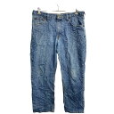 【中古】【古着】 Carhartt デニムパンツ W36 カーハートデニムパンツ ビッグサイズ ブルー 古着卸 アメリカ仕入 2412-785(4)