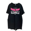 【中古】【古着】 GILDAN 半袖 プリントTシャツ L ブラック ギルダン バックプリント 水泳 2016 古着卸 アメリカ仕入 a612-7911
