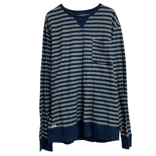 【中古】【古着】 TOMMY HILFIGER ロゴスウェット トレーナー XXL ネイビー ボーダー 薄手 ビッグサイズ 古着卸 アメリカ仕入 a612-7988 【中古】【古着】 TOMMY HILFIGER ロゴスウェット トレーナー XXL ネイビー ボーダー 薄手 ビッグサイズ 古着卸 アメリカ仕入 a612-7988