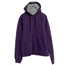 【中古】【古着】 champion ロゴスウェット パーカー チャンピオン レディース M パープル プルオーバー 裏起毛 古着卸 アメリカ仕入 a612-8067