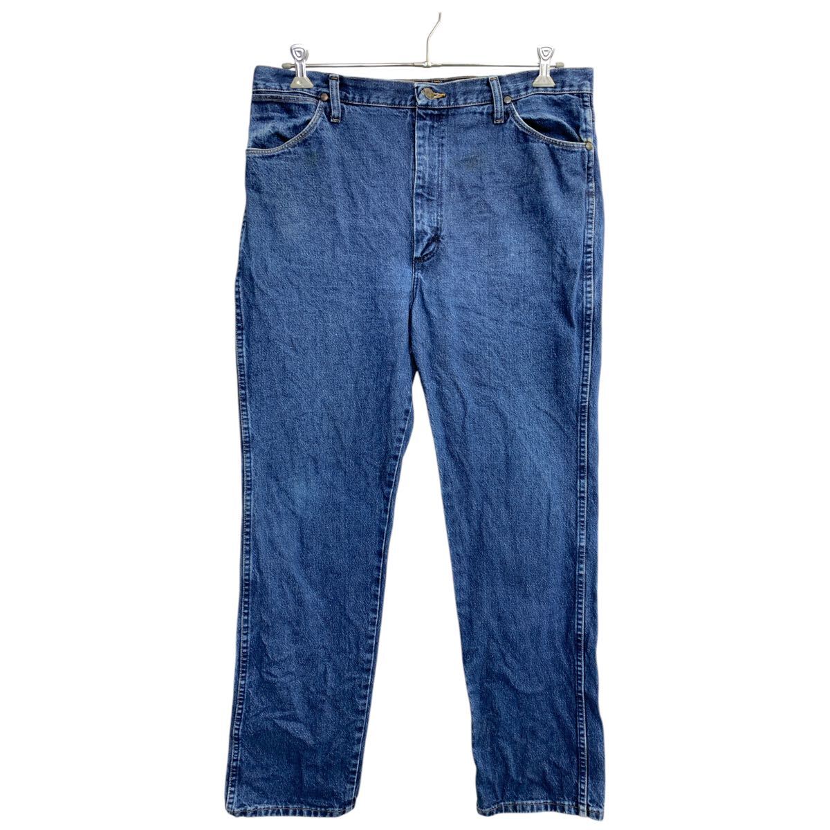 Other - 【中古】【古着】 Wrangler カウボーイ ロングパンツ W38 ラングラー ビッグサイズ インディゴ コットン メキシコ製 古着卸 アメリカ仕入 2412-1104