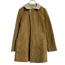 【中古】【古着】 BILLABONG フェイク ムートンコート レディース L~ キャメル ビラボン ジップアップ 古着卸 アメリカ仕入 a612-8099