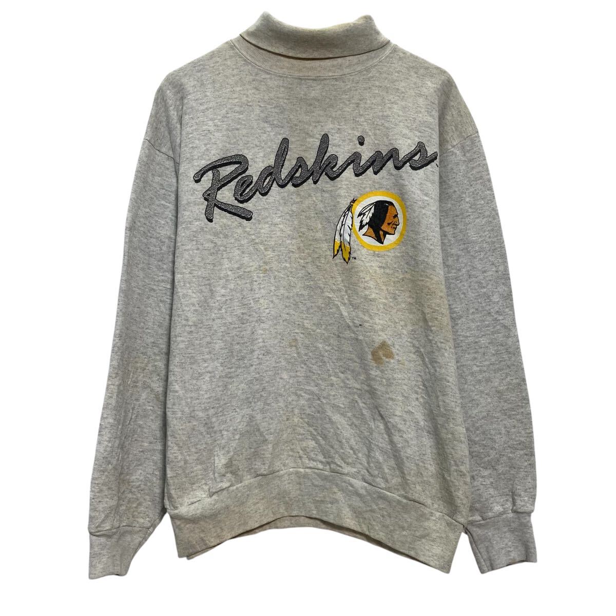 【中古】【古着】 SIGNAL SPORTS プリントスウェット トレーナー シグナルスポーツ L ホワイト ハイネ..