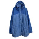 【中古】【古着】 Columbia マウンテンパーカー レディーXL ブルー ビッグサイズ コロンビア キャンプ アウトドア 古着卸 アメリカ仕入 a612-8383