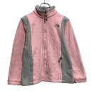 【中古】【古着】 The north face フリースジャケット ザノースフェイス キッズ M ピンク アウトドア キャンプ 古着卸 アメリカ仕入 a612-8431