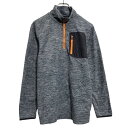 【中古】【古着】 champion フリースジャケット L グレー キッズ チャンピオン 防寒 アウトドア キャンプ 古着卸 アメリカ仕入 a612-8450