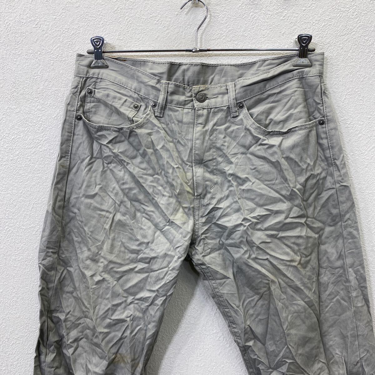 【中古】【古着】 Levi's 505 カラーパンツ W34 リーバイス グレー系 古着卸 アメリカ仕入 2501-119