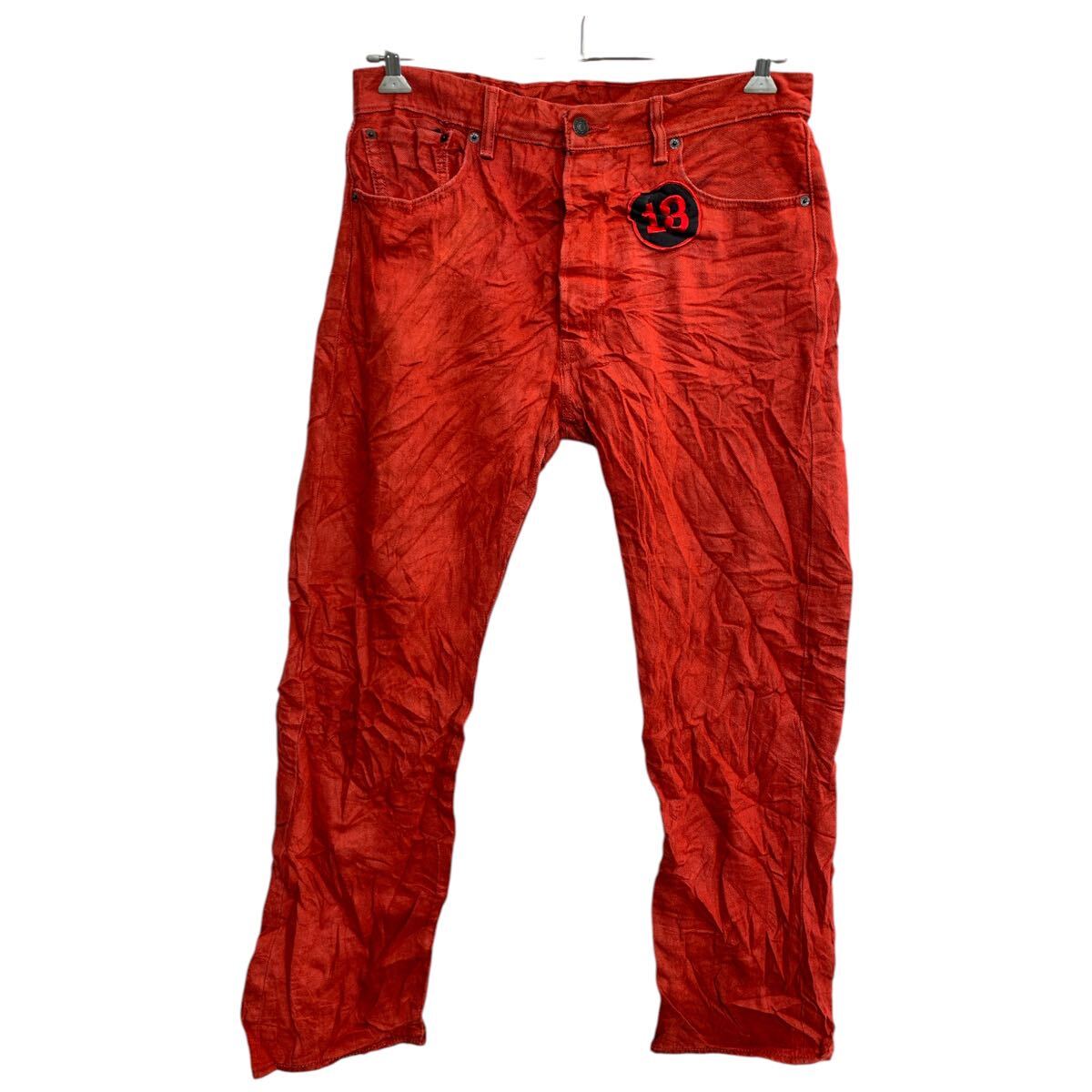 【中古】【古着】 Levi's 501XX デニムパンツ W36 リーバイス ボタンフライ レッド 古着卸 アメリカ仕入 2501-140