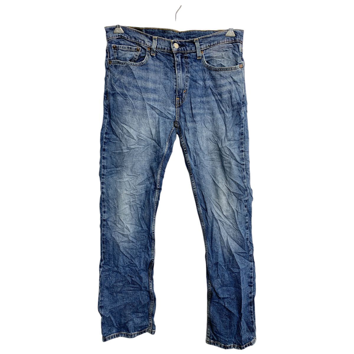 【中古】【古着】 Levi's 514 デニムパンツ W32 リーバイス スリムストレート インディゴ 古着卸 アメリカ仕入 2501-144