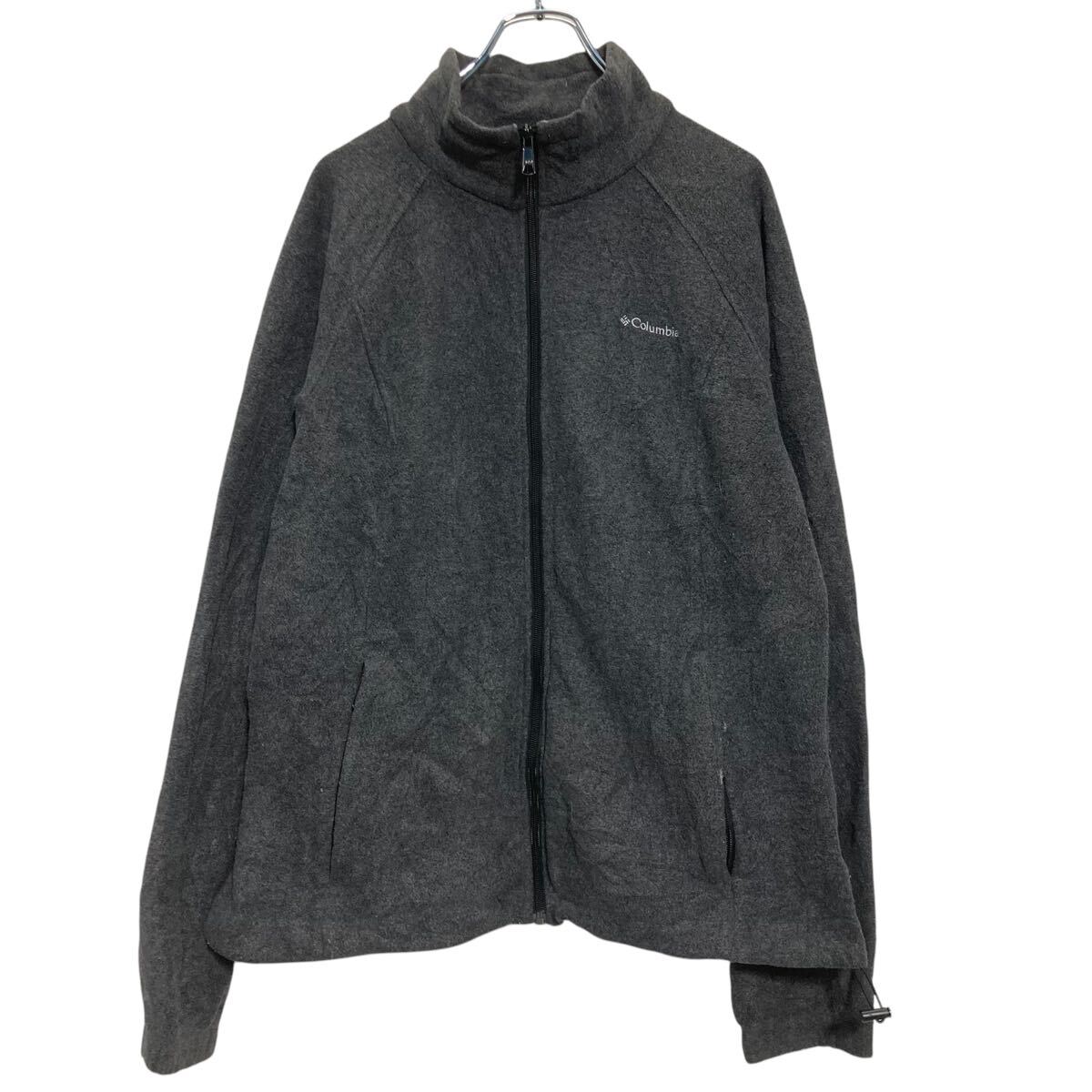 【中古】【古着】 Columbia ジップアップ フリースジャケット XL グレー コロンビア アウトドア ビッグサイズ 古着卸 アメリカ仕入 a701-5243