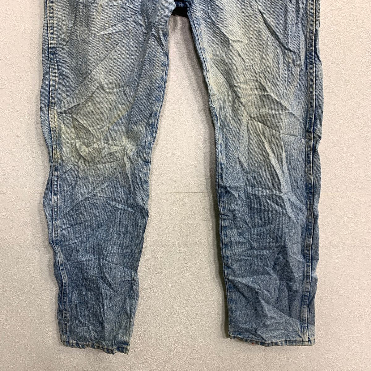 【中古】【古着】 Wrangler デニムパンツ W34 ラングラー ライトブルー コットン メキシコ製 古着卸 アメリカ仕入 2501-184