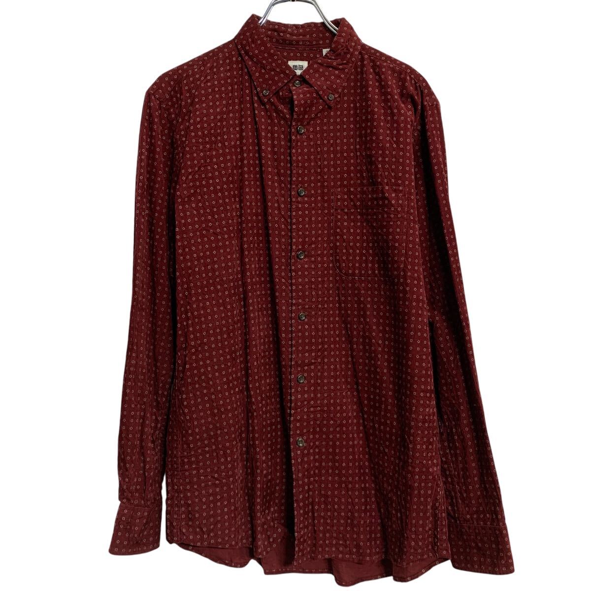 ★★複数点購入の場合は、1点分の送料で同梱発送致します。★★（合計金額が3,980円(税込)以上の場合は、送料無料となります。)商品に興味をもって頂き、誠に有難うございます。恐れ入りますが最後までお読み頂き、ご了承の上ご購入下さい。アメリカから輸入した ユニクロ 長袖 柄シャツ の販売です。【商品説明】※色やデザインは画像をご覧ください。【サイズ】（海外規格の為、基本的には大きめのサイズ感となりますが、詳細は実寸をご参照ください。)サイズ表記にてM実寸着丈 78cm肩幅 48cm身幅 57cm袖丈 53cm(脇下から計測)・素人採寸の為、誤差についてはご容赦下さい。・着用感につきましては普段着用されているものとの実寸を比較して参考にされてください。【状態】状態確認 B ランク品特に目立つ汚れやダメージは見受けられません。《ランク》A-デッドストックや未使用に近い状態B-使用感はあるが綺麗な状態C-使用感があり多少の汚れがある状態D-使用感があり汚れや破れがある状態（上記ランクは弊社基準でのランク付けとなります。あくまでも参考として頂き、詳細は画像をご確認の上、ご入札ください。また、見落としによる目立たない穴、ほつれ、破れ、汚れ等のダメージ品が混入している場合もございますことをご理解の上、ご入札をお願い致します。）・全体的に使用感はありますが着用に問題はありません。・未洗濯品です。・保管上の折りジワと、ベール品によるシワはご容赦下さい。・状態に特に敏感な方のご入札はご遠慮下さい。※不明な点がありましたらお気軽に、ご質問下さい。【発送】佐川急便で発送します。※（沖縄及び一部離島へはヤマト運輸で発送する場合があります）★★複数点購入の場合は、1点分の送料で同梱発送致します。★★（合計金額が3,980円(税込)以上の場合は、送料無料となります。)【ご注意】・落札後はノークレーム＆ノーリターンにて、お願い致します。（返品は一切お受けできません。）・古着、usedの特性等を充分にご理解頂ける方のご購入に限らせて頂きます。 古着にご理解の無い方、状態に特に敏感な方のご購入はご遠慮下さい。・サイズ感につきましては普段着用されているものとの実寸を比較して参考にされてください。・できるだけ現物に近い色味をお伝えできるように気を付けておりますが、撮影環境や使用するモニターによっては、商品と画像に若干の色誤差が生じますことをご了承ください。【営業について】誠に勝手ながら、土曜、日曜、祝日、年末年始、ゴールデンウィークはお休みとさせて頂きます。また、お客様へのご対応時間は基本的には営業日の9:00〜17：00までになります。ご対応時間外や休業日にご落札いただいた商品や、ご質問など、頂いたご連絡への返信が滞る場合がございます。ご連絡、発送は休業明けより順次行っていきますのでご了承よろしくお願いいたします。★新商品、毎日大量入荷中です!!!20250109-0