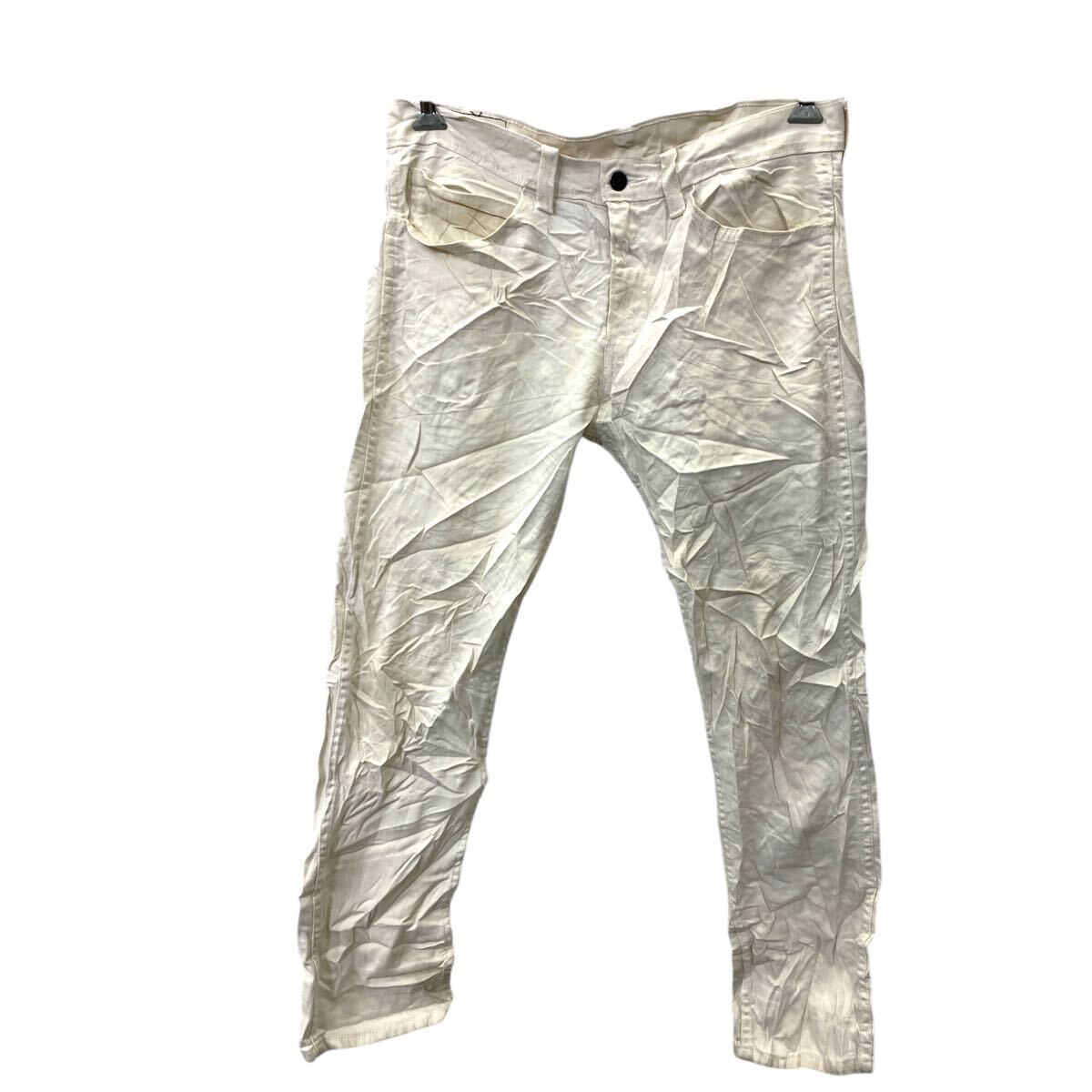 【中古】【古着】 Levi 039 s 511 デニムパンツ W34 リーバイス ホワイト 古着卸 アメリカ仕入 古着卸 アメリカ仕入 2501-229