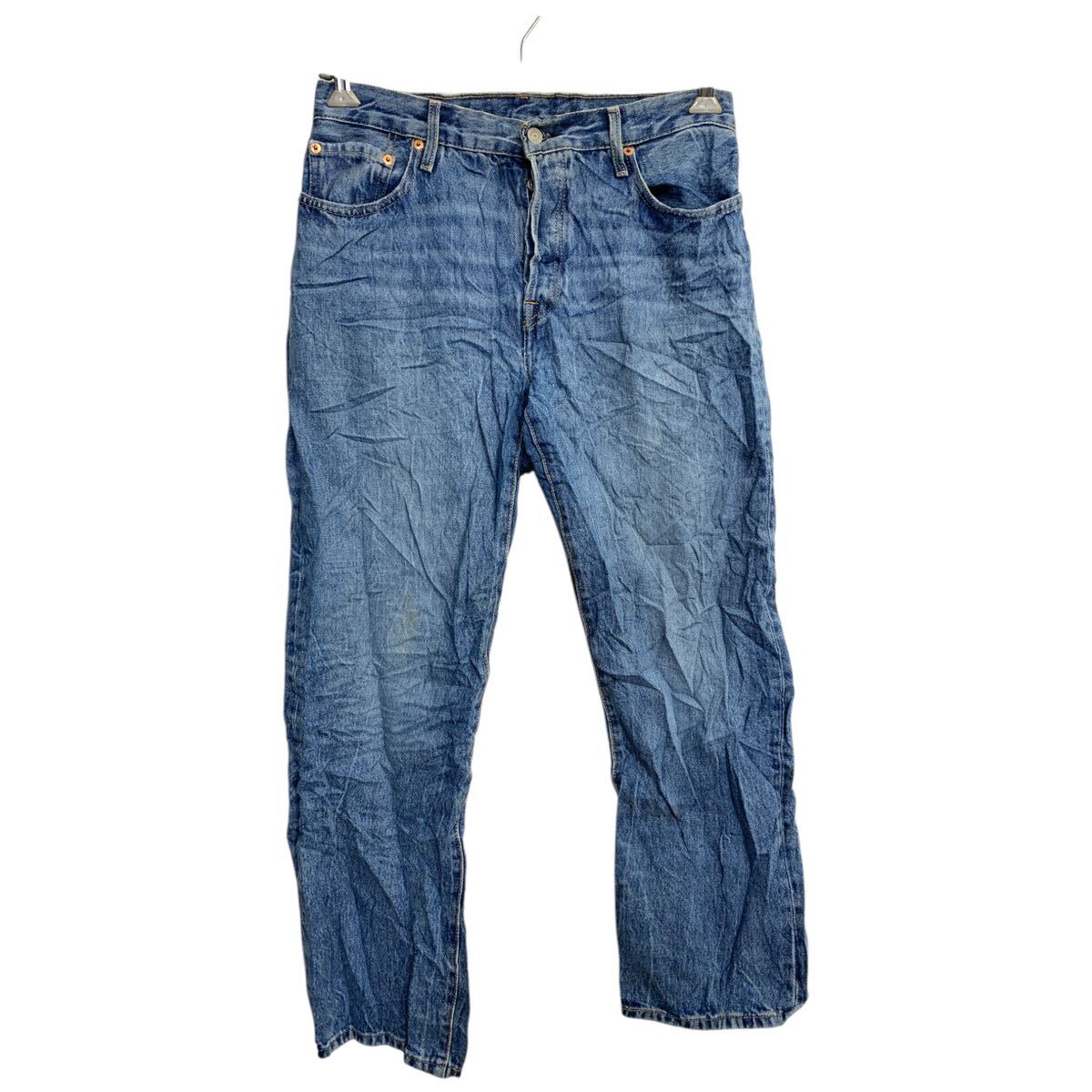 【中古】【古着】 Levi's 501 デニムパンツ W28 リーバイス ボタンフライ ブルー コットン 古着卸 アメリカ仕入 2501-318