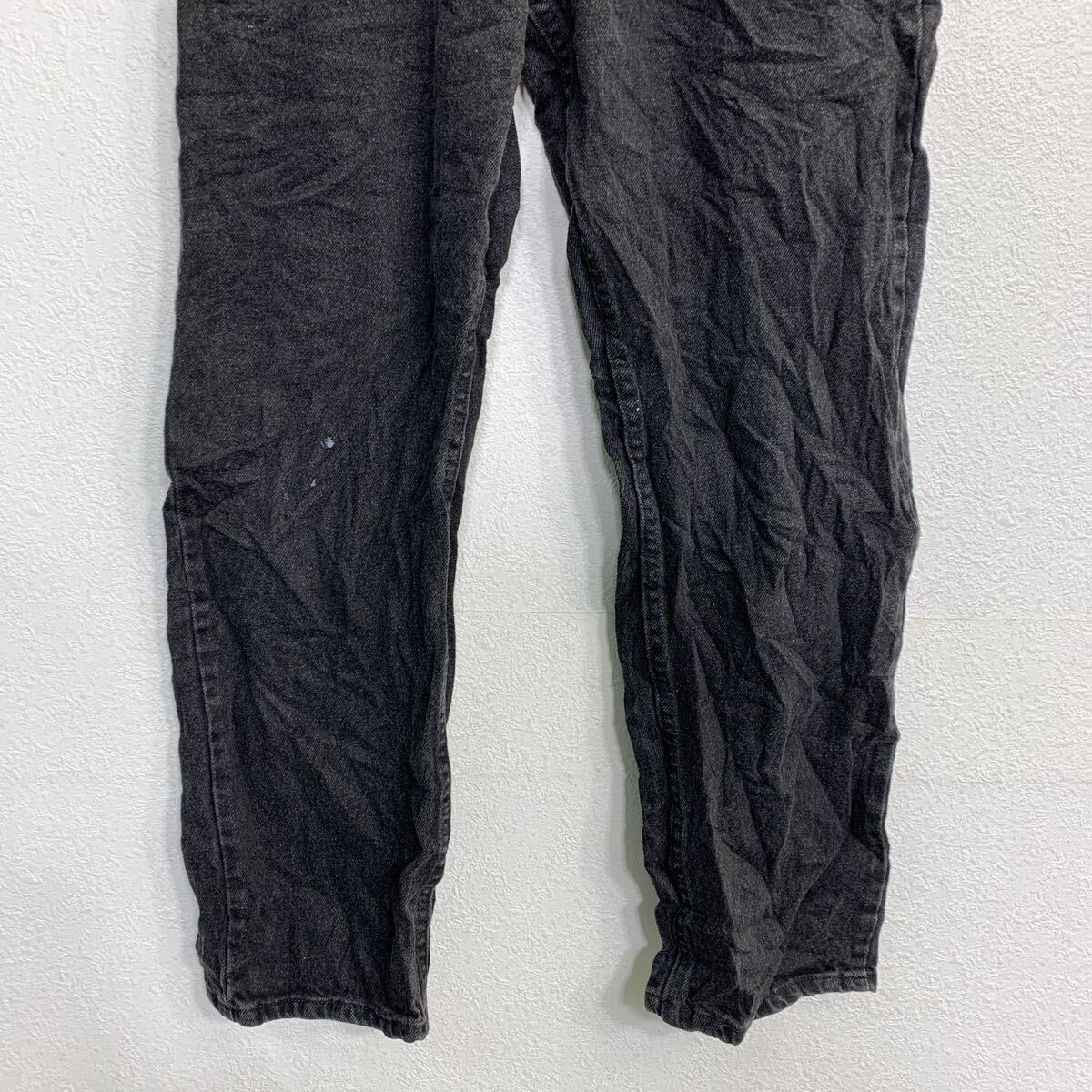 【中古】【古着】 Wrangler デニムパンツ W31 ラングラー リラックスフィット ブラック コットン メキシコ製 古着卸 アメリカ仕入 2501-350