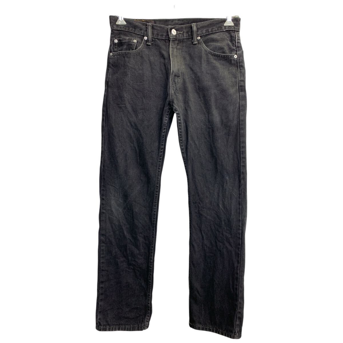 Pants - 【中古】【古着】 Levi's 505 デニムパンツ W30 リーバイス ストレートフィット ブラック コットン 古着卸 アメリカ仕入 2501-391