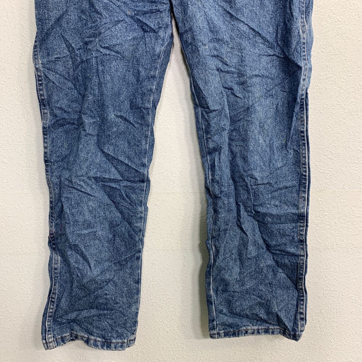 【中古】【古着】 RUSTLER デニムパンツ W34 ラスラー ブルー コットン メキシコ製 古着卸 アメリカ仕入 2501-418