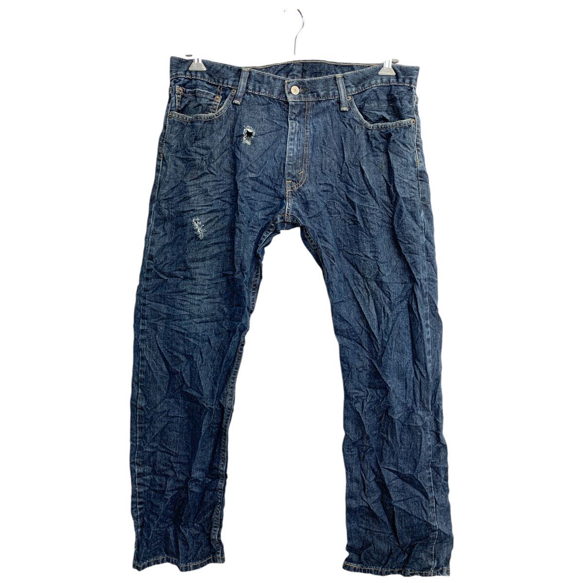 【中古】【古着】 Levi's 514 デニムパンツ W36 リーバイス スリムストレート ビッグサイズ インディゴ コットン メキシコ製 古着卸 アメリカ仕入 2501-450