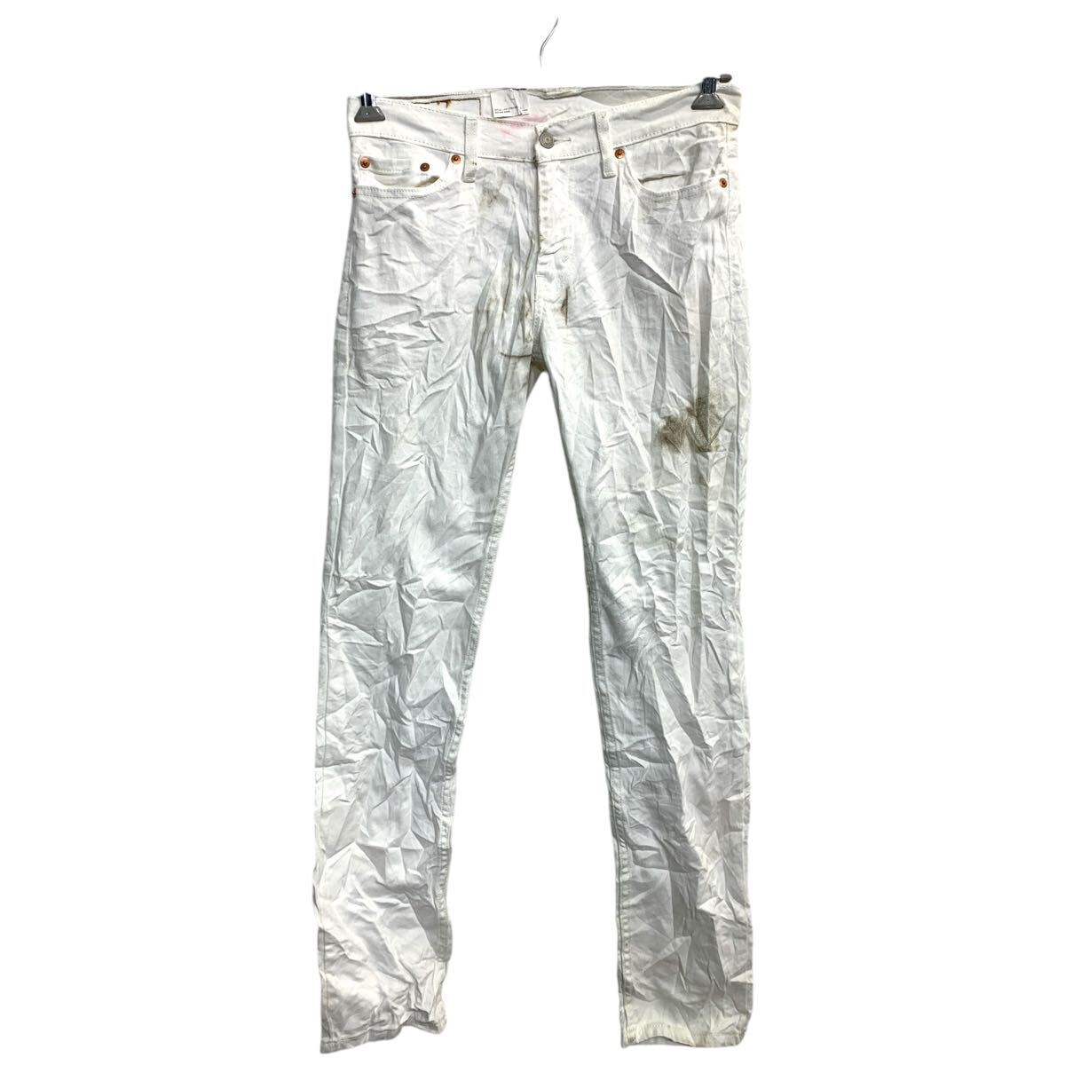 【中古】【古着】 Levi's 511 デニムパンツ W29 リーバイス スリムフィット ホワイト 古着卸 アメリカ仕入 2501-459