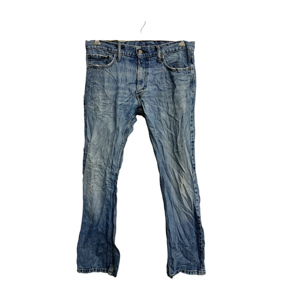 【中古】【古着】 Levi's 514 デニムパンツ W34 リーバイス スリムストレート ブルー 古着卸 アメリカ仕入 2501-520