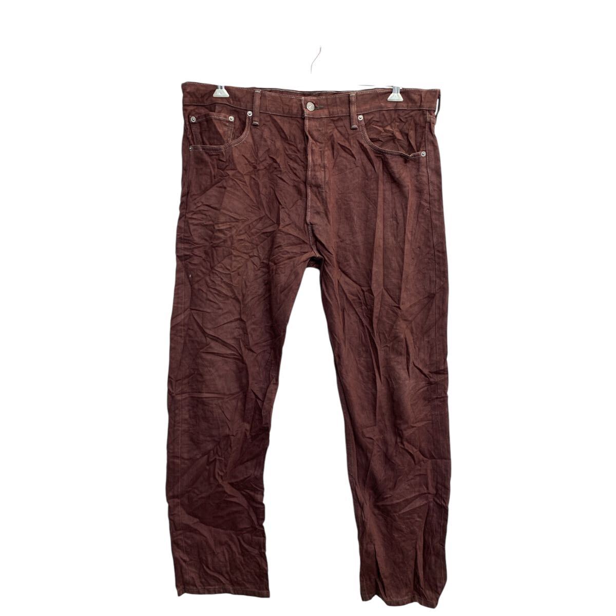 【中古】【古着】 Levi's 501XX カラーパンツ W40 リーバイス ワインレッド ビッグサイズ コットン メキシコ製 古着卸 アメリカ仕入 2501-521