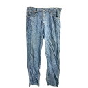 【中古】【古着】 Levi's 550 デニムパンツ W36 リーバイス リラックスフィット ビッグサイズ ライトブルー コットン 古着卸 アメリカ仕入 2501-524(4)