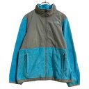 【中古】【古着】 THE NORTH FACE フリースジャケット キッズ XL ライトブルー グレー ノースフェイス アウトドア 古着卸 アメリカ仕入 a701-5525
