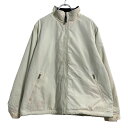 【中古】【古着】 L.L.Bean マウンテンジャケット レディース L ホワイト エルエルビーン ナイロン 裏フリース 古着卸 アメリカ仕入 a701-5766