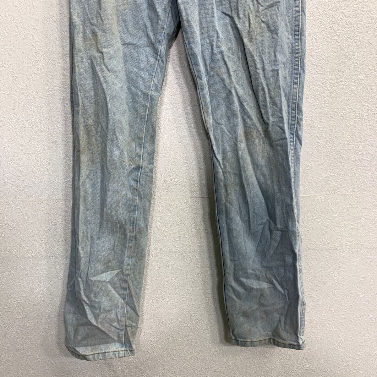 【中古】【古着】 Wrangler カウボーイ ロングパンツ W29 ラングラー ライトブルー コットン 古着卸 アメリカ仕入 2501-567