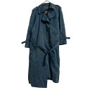 【中古】【古着】 LONDONFOG ロング トレンチコート レディース L~ くすみブルー ロンドンフォグ 古着卸 アメリカ仕入 a701-5972