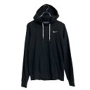 【中古】【古着】 NIKE ロゴスウェット パーカー ナイキ レディース M ブラック 薄手 プルオーバー 古着卸 アメリカ仕入 a701-6158