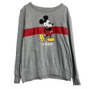 【中古】【古着】 Disney キャラクタースウェット トレーナー ディズニー S~ グレー プルオーバー 古着卸 アメリカ仕入 a701-6196