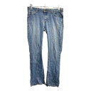 【中古】【古着】 Carhartt デニムパンツ W34 カーハート レディース ブルー メキシコ製 古着卸 アメリカ仕入 2501-856