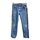 【中古】【古着】 Wrangler カウボーイ ロングパンツ W31 ラングラー 13MWZ ブルー コットン メキシコ製 古着卸 アメリカ仕入 2501-919(4)