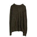 【中古】【古着】 DOCKERS アクリルニット セーター L ブラウン ダイヤ柄 ドッカーズ 古着卸 アメリカ仕入 a701-6545(4)