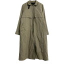 【中古】【古着】 LONDONFOG ロング ステンカラーコート レディース L~ ベージュ ロンドンフォグ ライナー付き 古着卸 アメリカ仕入 a701-6666